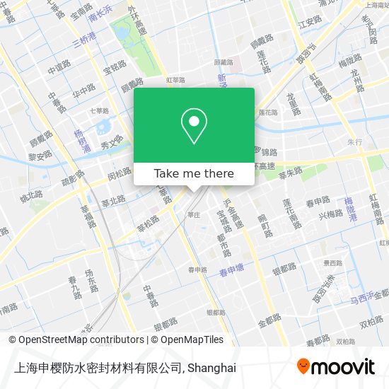 上海申樱防水密封材料有限公司 map