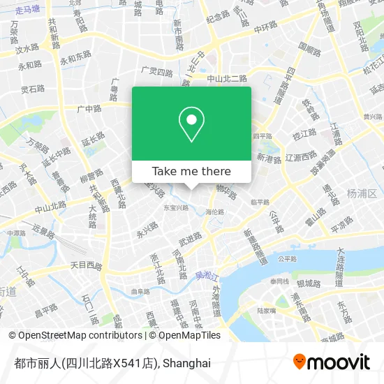都市丽人(四川北路X541店) map