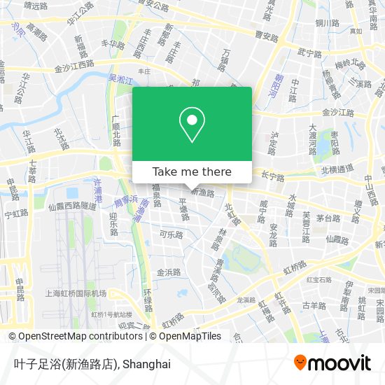 叶子足浴(新渔路店) map