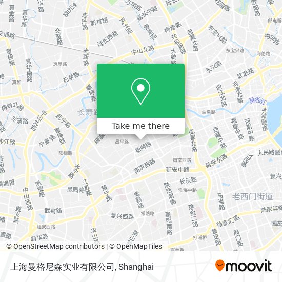 上海曼格尼森实业有限公司 map