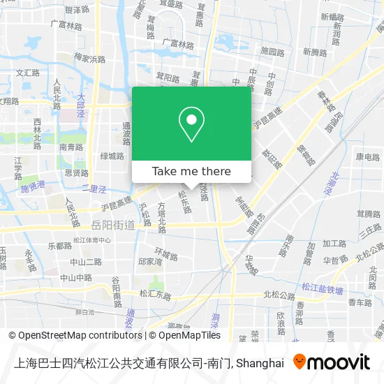 上海巴士四汽松江公共交通有限公司-南门 map