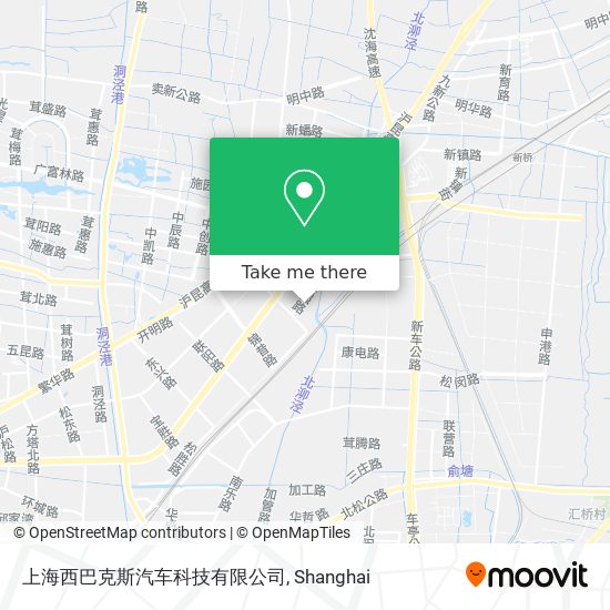 上海西巴克斯汽车科技有限公司 map