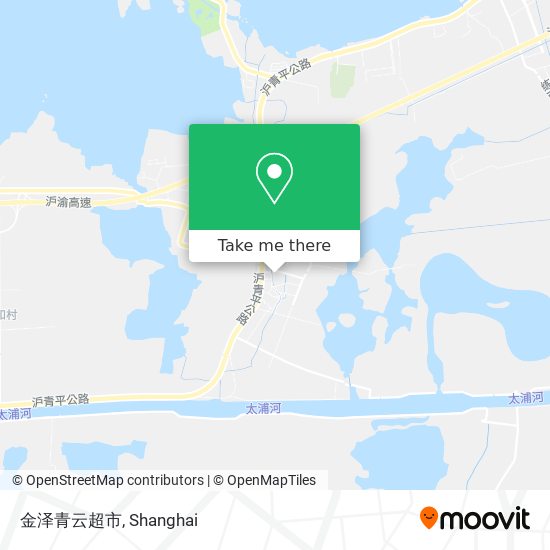 金泽青云超市 map