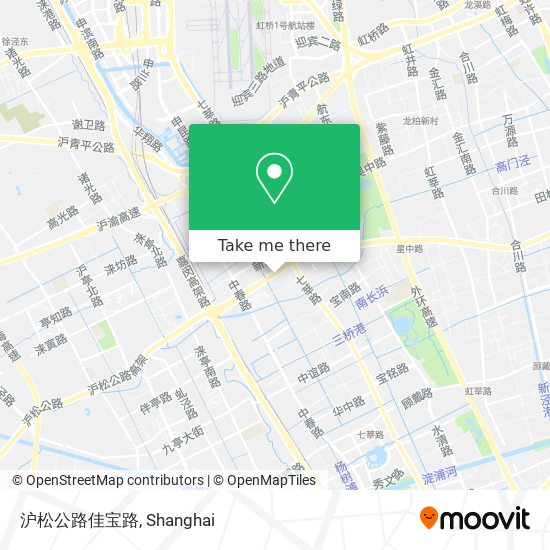 沪松公路佳宝路 map