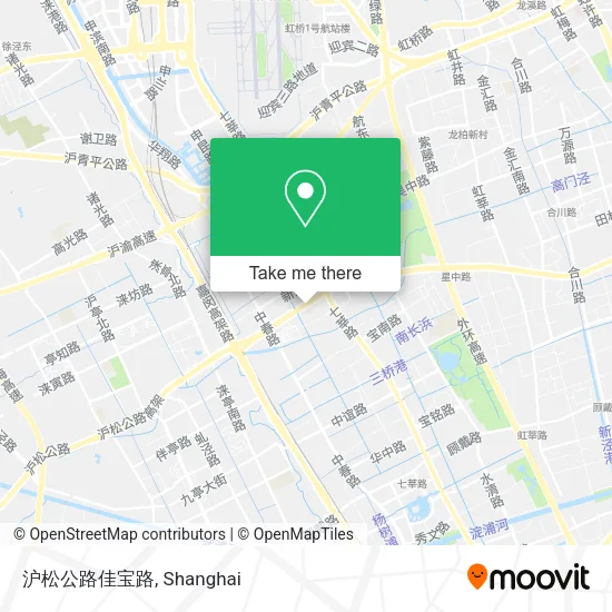 沪松公路佳宝路 map