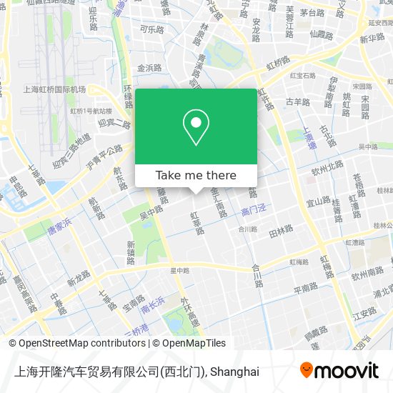 上海开隆汽车贸易有限公司(西北门) map