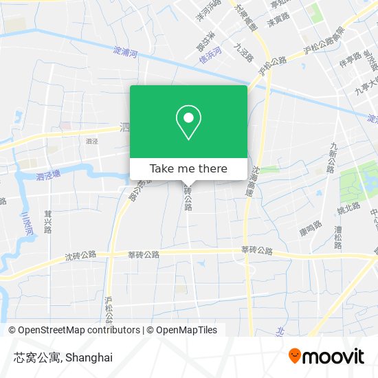 芯窝公寓 map