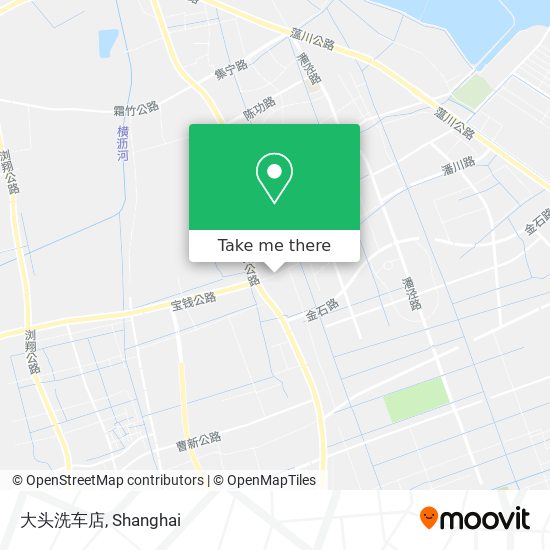 大头洗车店 map