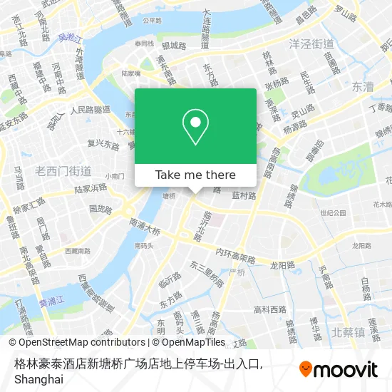 格林豪泰酒店新塘桥广场店地上停车场-出入口 map