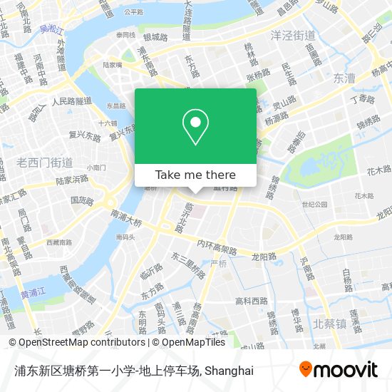 浦东新区塘桥第一小学-地上停车场 map