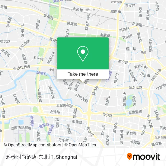 雅薇时尚酒店-东北门 map