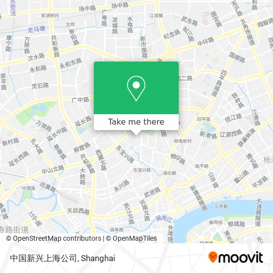 中国新兴上海公司 map