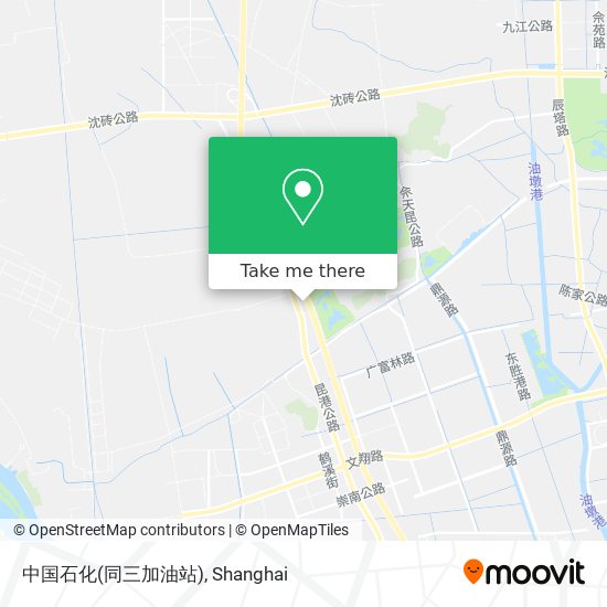 中国石化(同三加油站) map