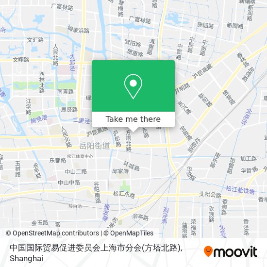 中国国际贸易促进委员会上海市分会(方塔北路) map