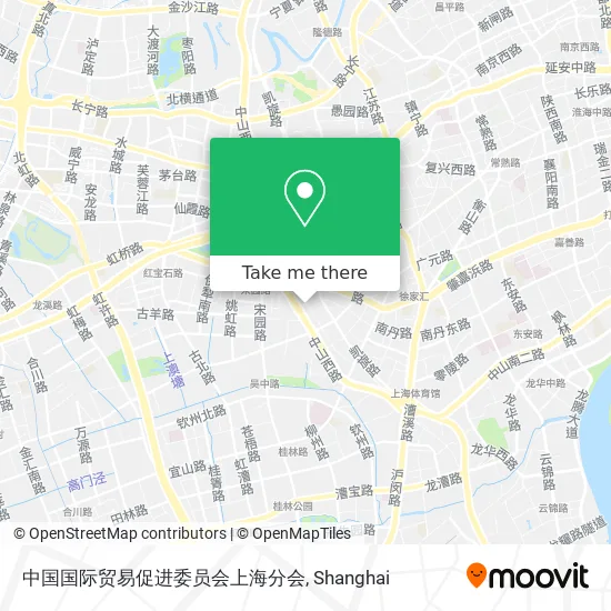 中国国际贸易促进委员会上海分会 map