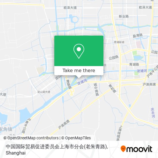 中国国际贸易促进委员会上海市分会(老朱青路) map