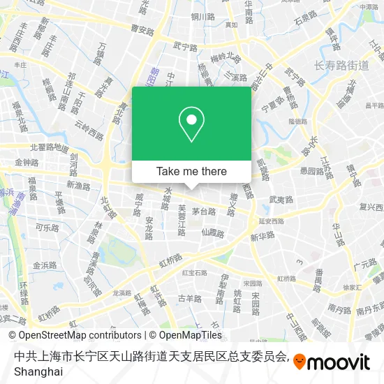 中共上海市长宁区天山路街道天支居民区总支委员会 map