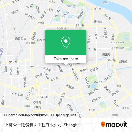 上海全一建筑装饰工程有限公司 map