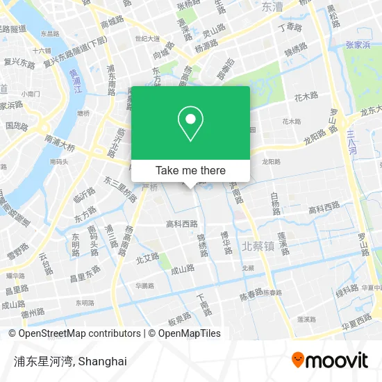 浦东星河湾 map