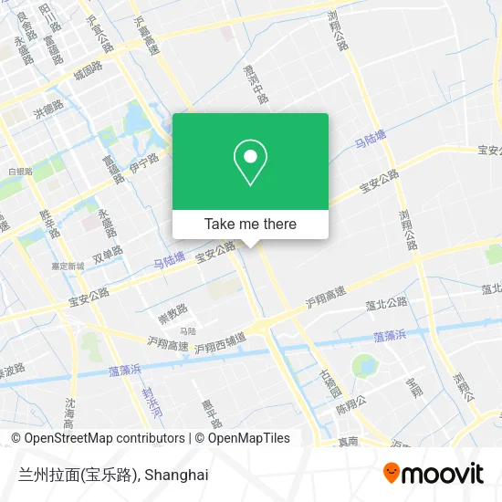 兰州拉面(宝乐路) map