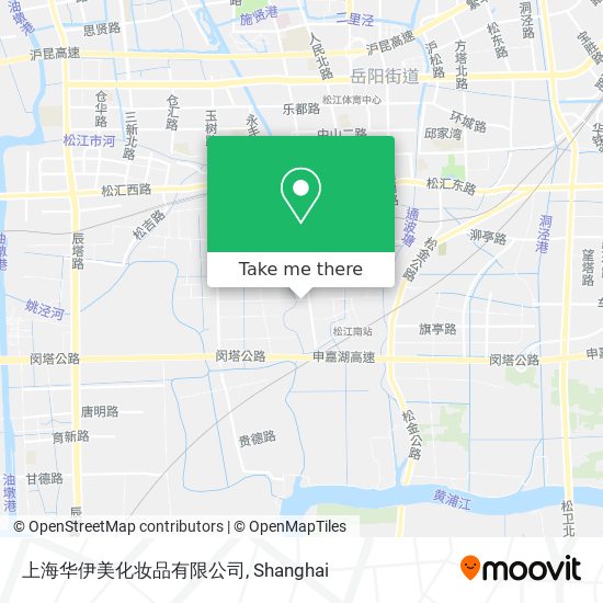 上海华伊美化妆品有限公司 map