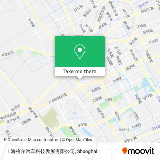 上海格尔汽车科技发展有限公司 map