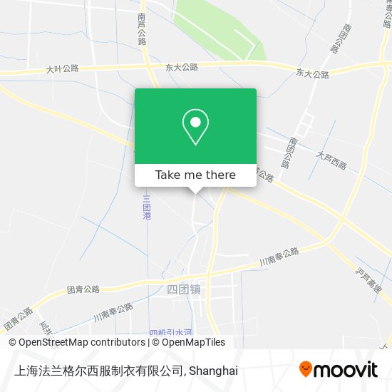 上海法兰格尔西服制衣有限公司 map