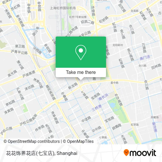 花花饰界花店(七宝店) map