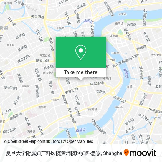 复旦大学附属妇产科医院黄埔院区妇科急诊 map