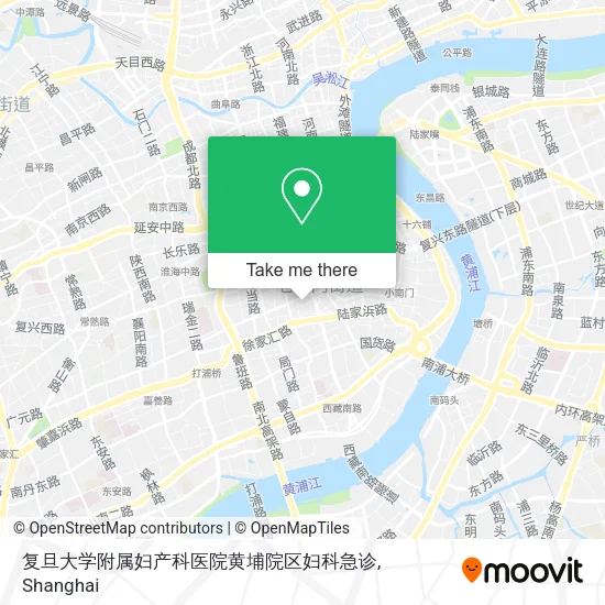 复旦大学附属妇产科医院黄埔院区妇科急诊 map
