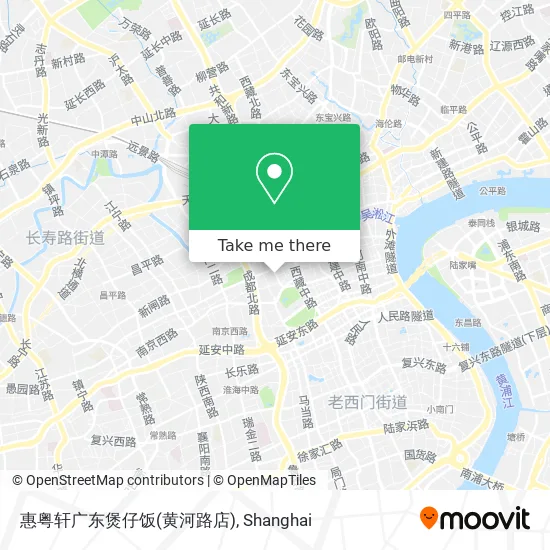 惠粤轩广东煲仔饭(黄河路店) map