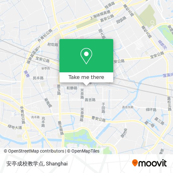 安亭成校教学点 map