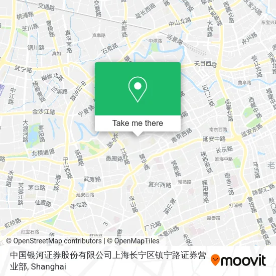 中国银河证券股份有限公司上海长宁区镇宁路证券营业部 map