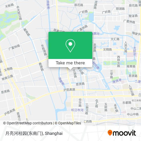月亮河桂园(东南门) map