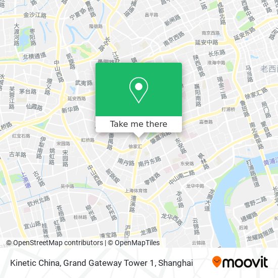 Kinetic China, Grand Gateway Tower 1 map