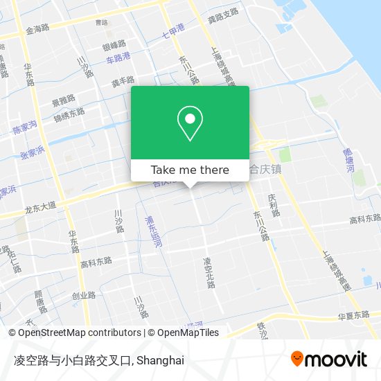 凌空路与小白路交叉口 map