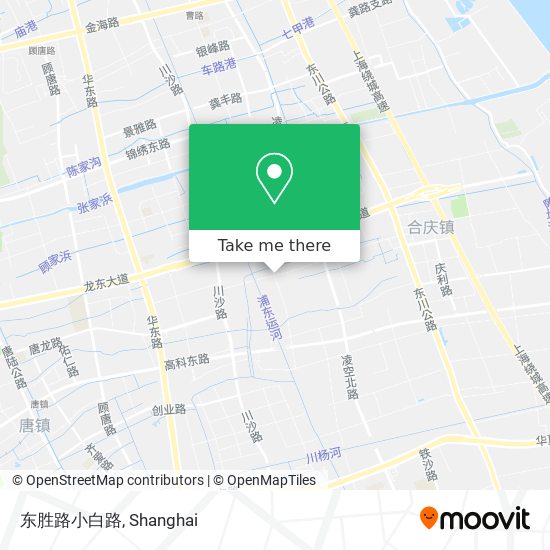 东胜路小白路 map