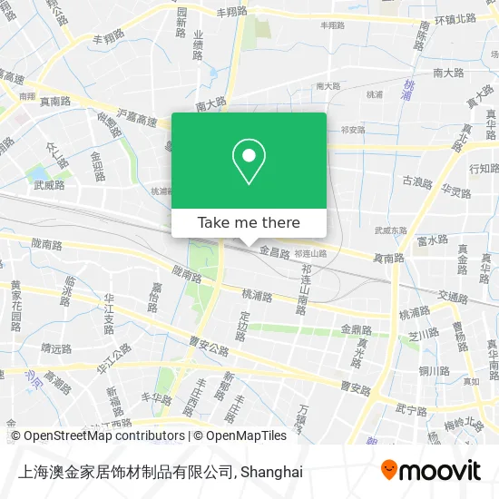 上海澳金家居饰材制品有限公司 map