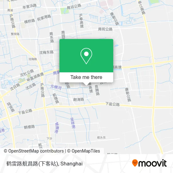 鹤雷路航昌路(下客站) map