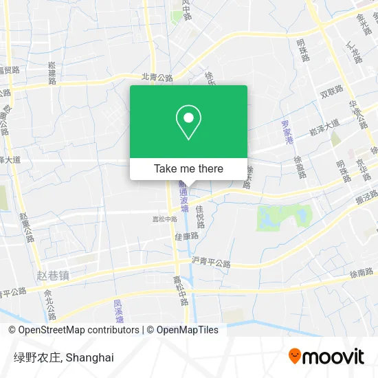 绿野农庄 map