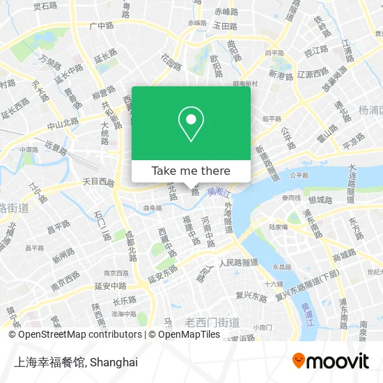 上海幸福餐馆 map