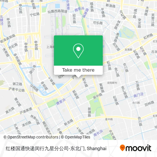 红楼国通快递闵行九星分公司-东北门 map