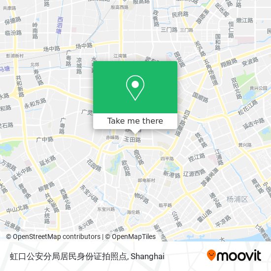 虹口公安分局居民身份证拍照点 map