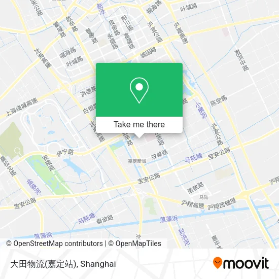 大田物流(嘉定站) map