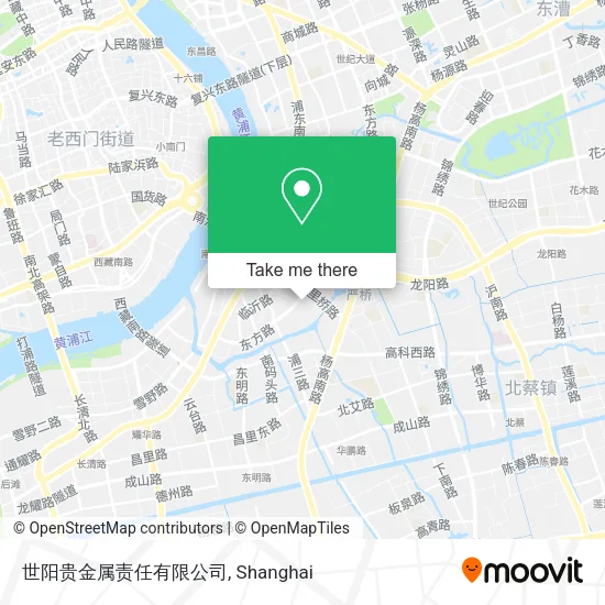 世阳贵金属责任有限公司 map