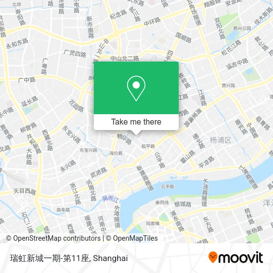 瑞虹新城一期-第11座 map