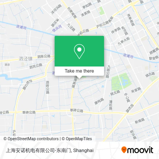 上海安诺机电有限公司-东南门 map