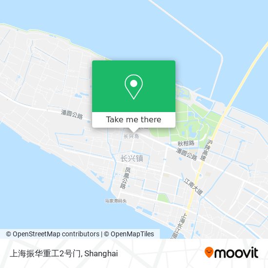 上海振华重工2号门 map