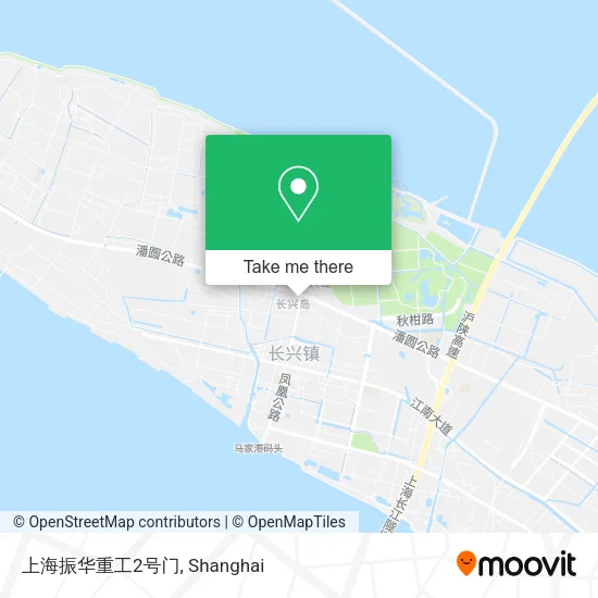 上海振华重工2号门 map