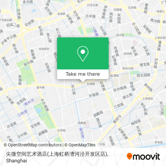 尖微空间艺术酒店(上海虹桥漕河泾开发区店) map